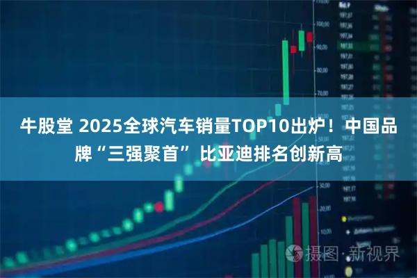 牛股堂 2025全球汽车销量TOP10出炉！中国品牌“三强聚首” 比亚迪排名创新高